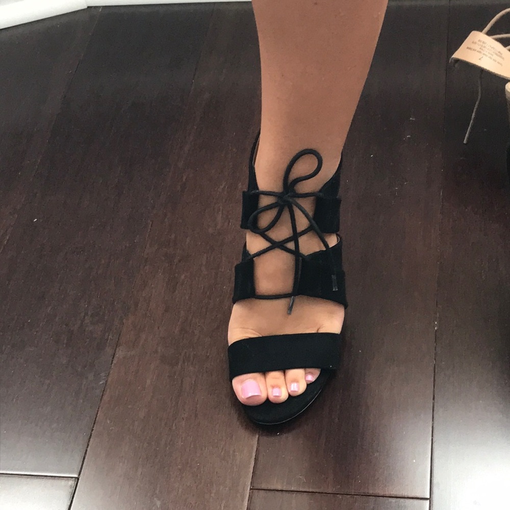 Strappy heels